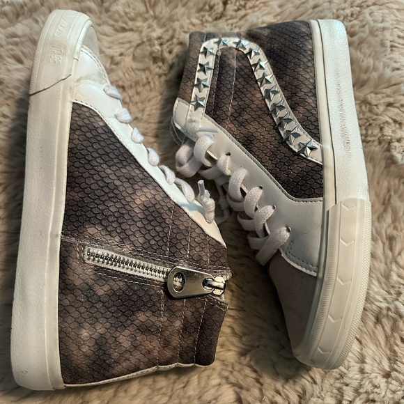 Vintage Havana High Top Fay Camo Sneakers Size 6.5 - Picture 2 of 13